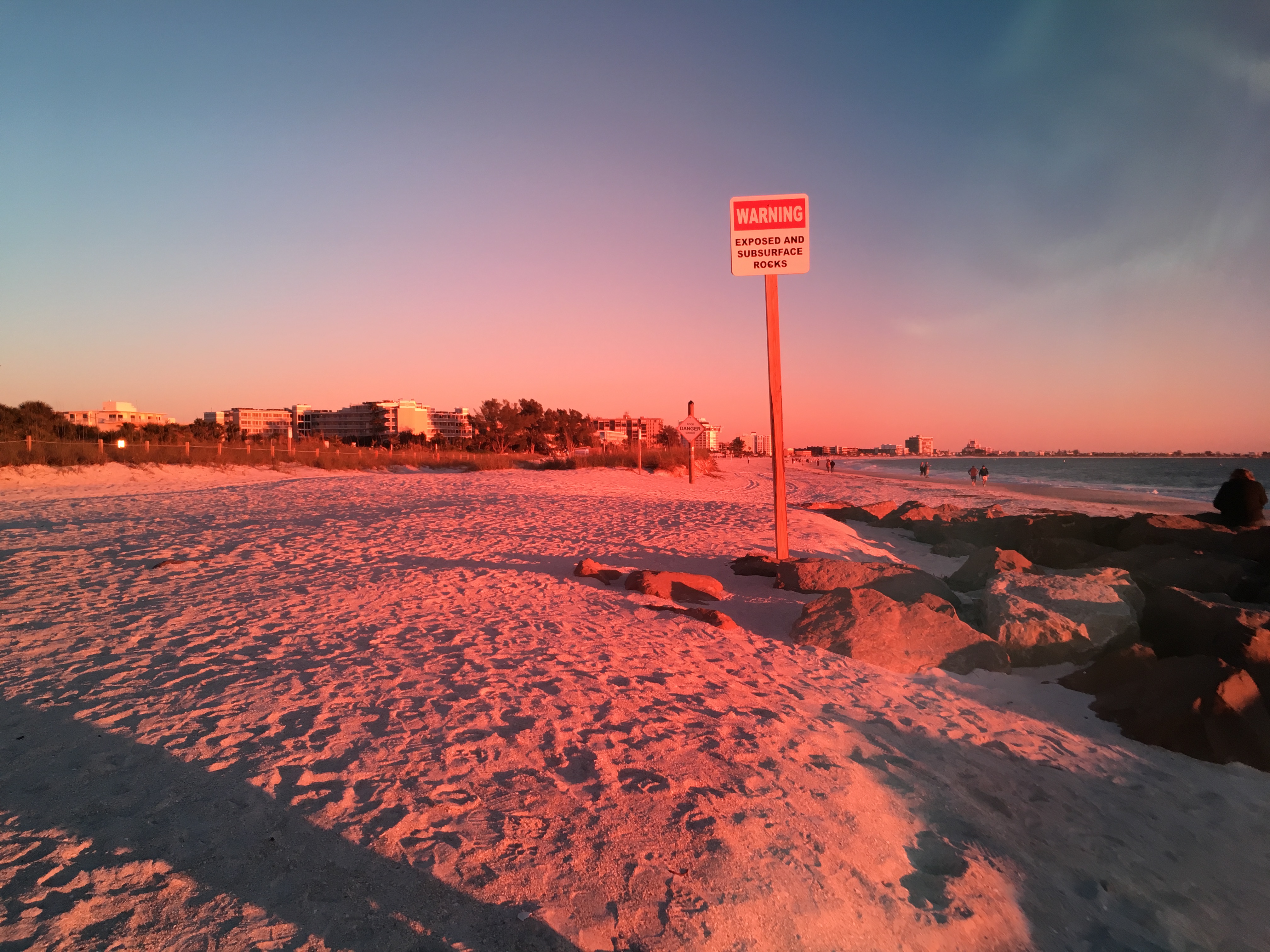 Sunset at the beach